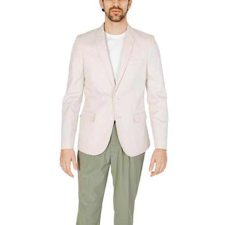 Antony Morato Cream Cotton Suit - Hilstor