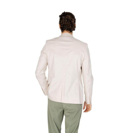 Antony Morato Cream Cotton Suit - Hilstor