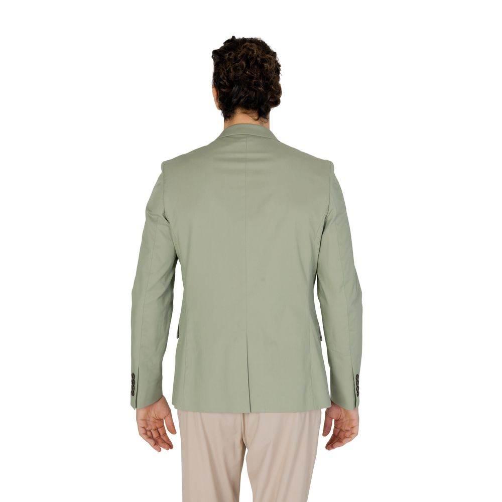 Antony Morato Green Cotton Blazer - Hilstor