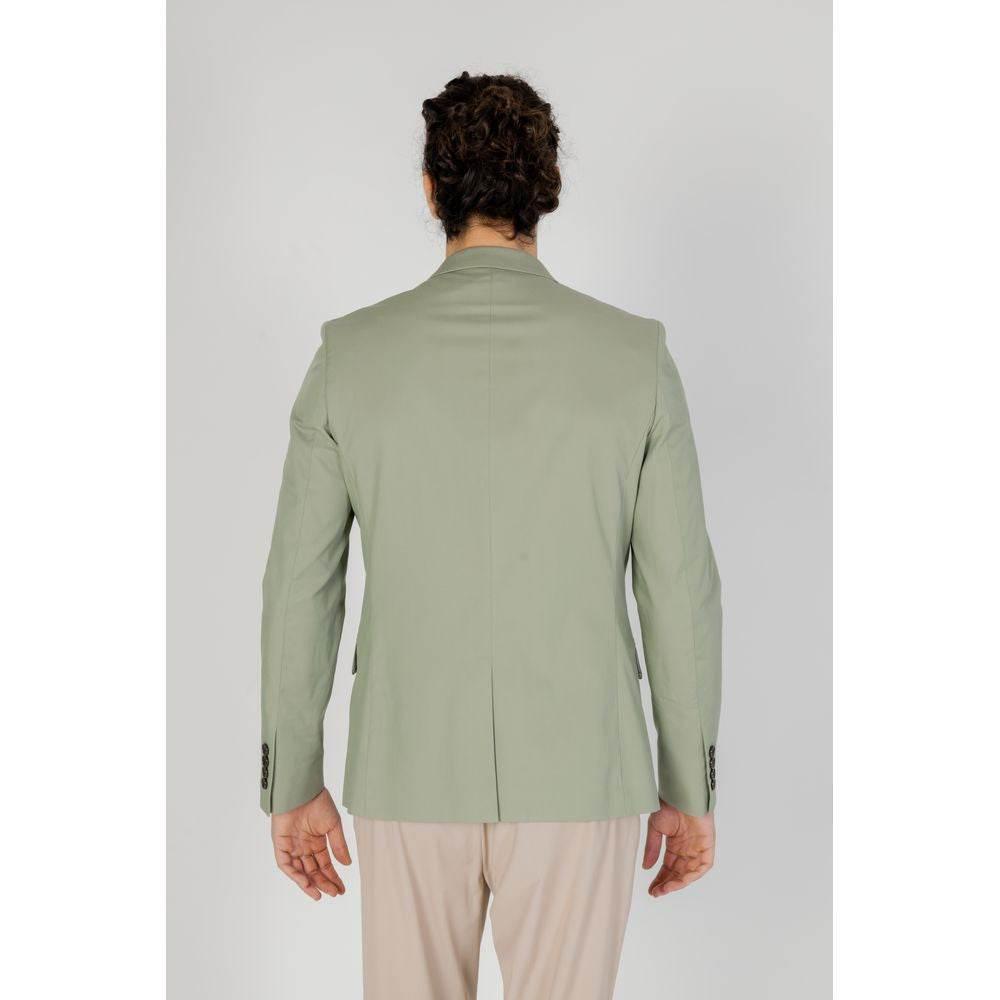 Antony Morato Green Cotton Blazer - Hilstor