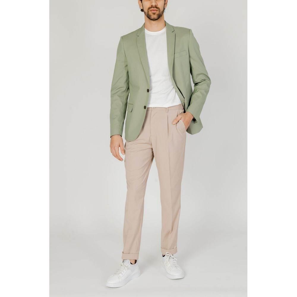 Antony Morato Green Cotton Blazer - Hilstor