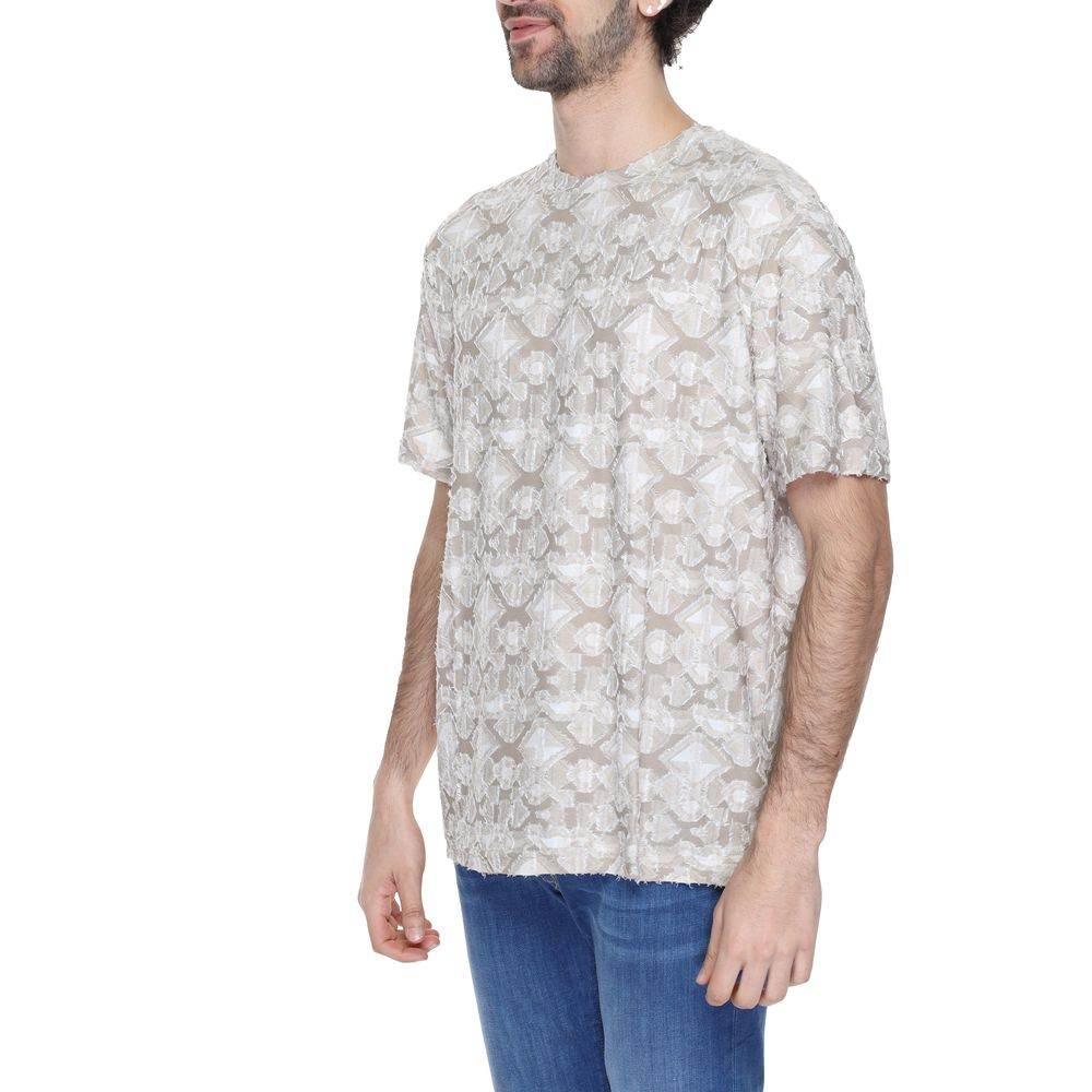Antony Morato Beige Polyester T-Shirt - Hilstor