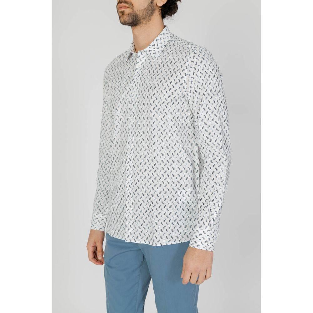 Antony Morato White Viscose Shirt - Hilstor