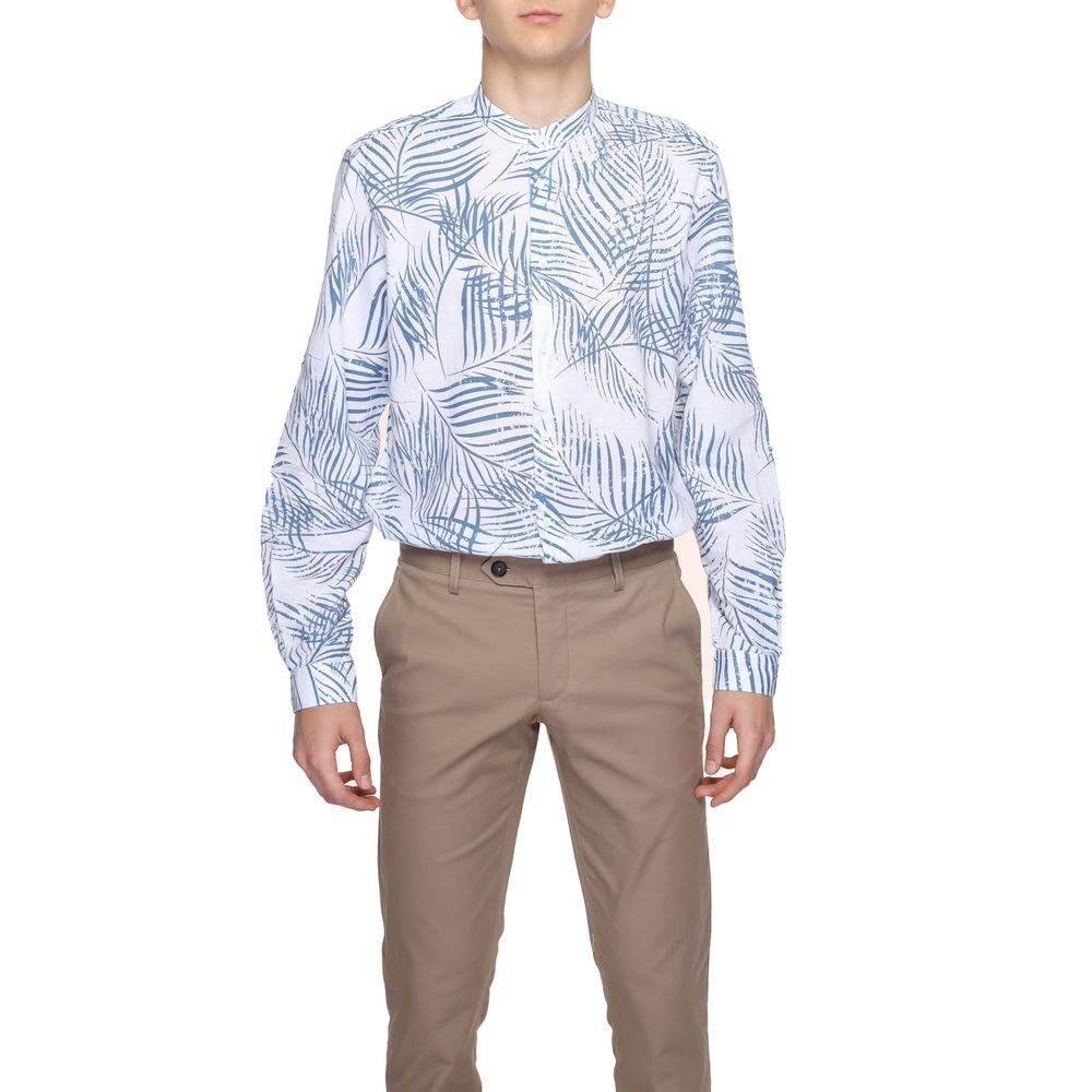 Antony Morato Blue Cotton Shirt - Hilstor