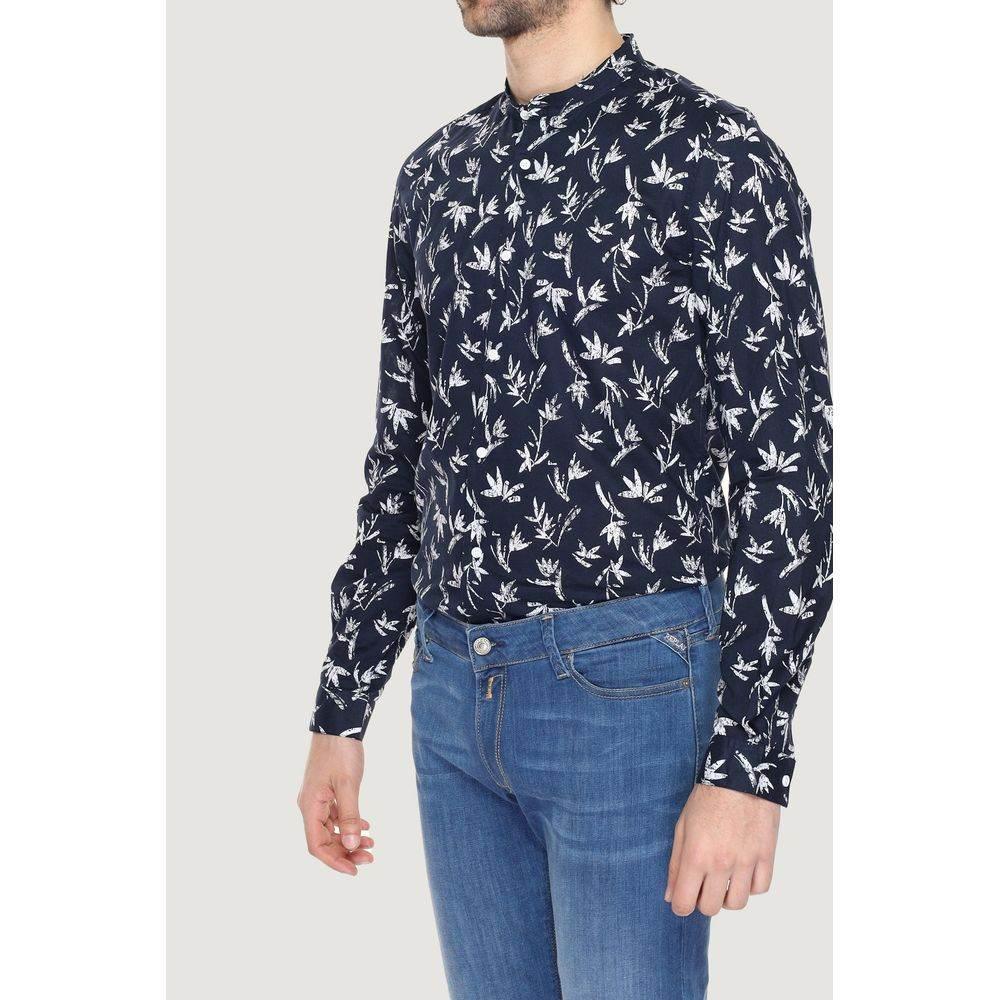 Antony Morato Blue Cotton Shirt - Hilstor