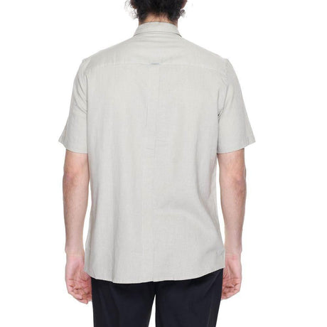 Antony Morato Beige Linen Shortsleeve - Hilstor