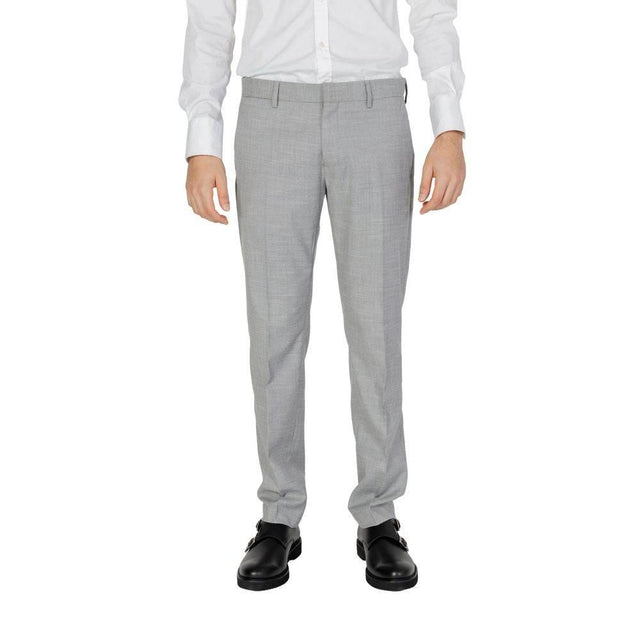 Antony Morato Gray Polyester Pant - Hilstor