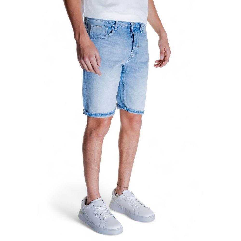 Antony Morato Light Blue Cotton Bermuda - Hilstor