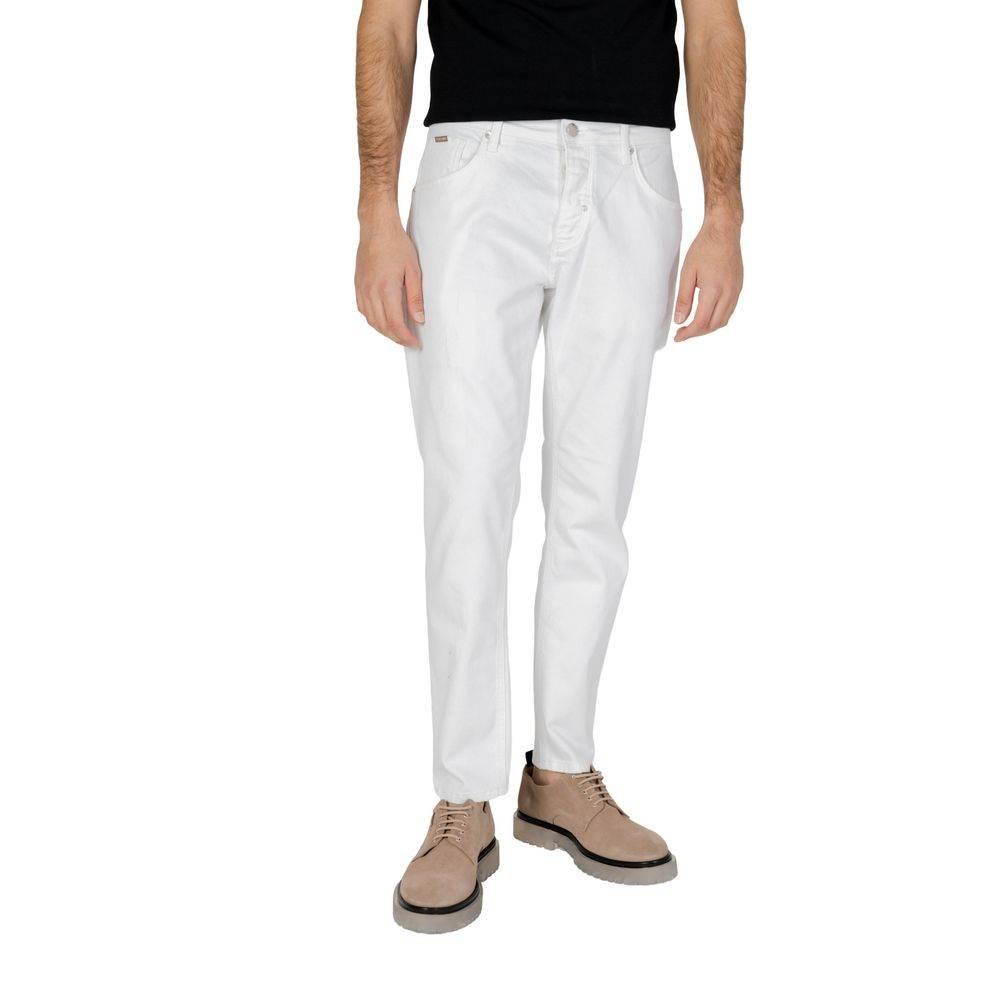 Antony Morato White Cotton Skinny Jean - Hilstor