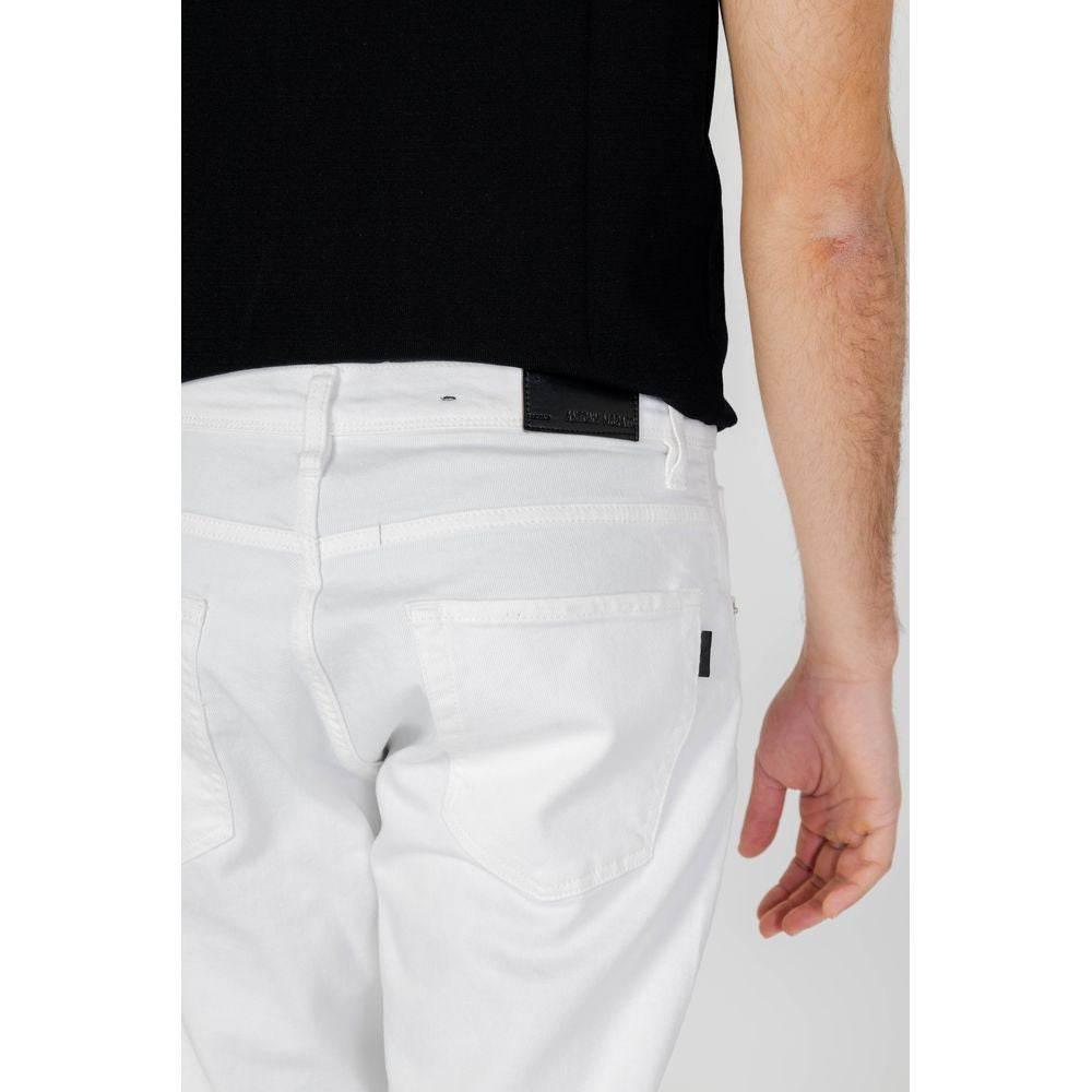 Antony Morato White Cotton Skinny Jean - Hilstor