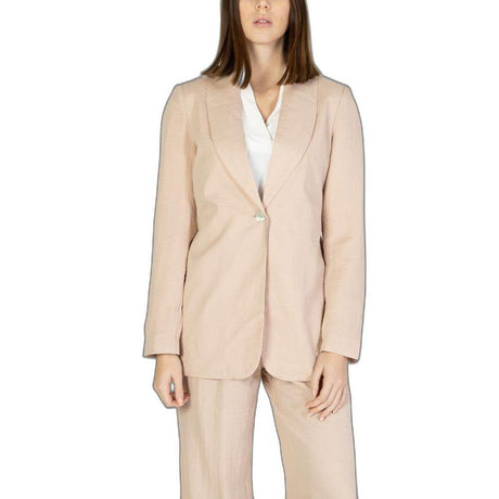 Vero Moda Pink Viscose Suits & Blazer - Hilstor