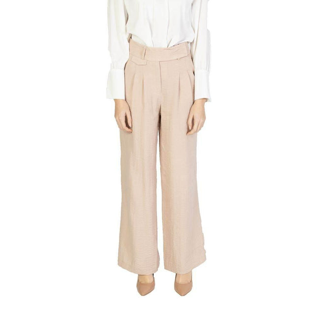 Vero Moda Pink Viscose Pant - Hilstor