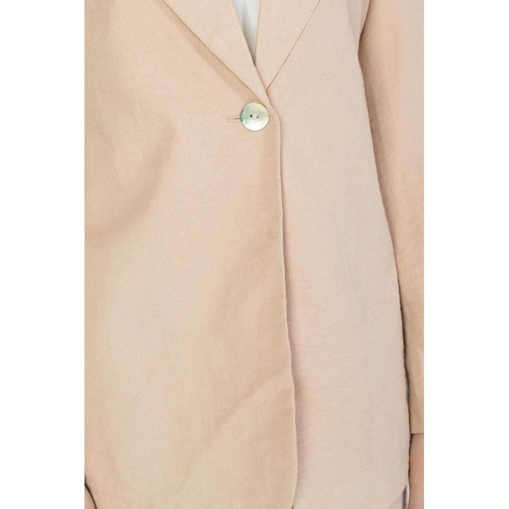 Vero Moda Pink Viscose Suits & Blazer - Hilstor