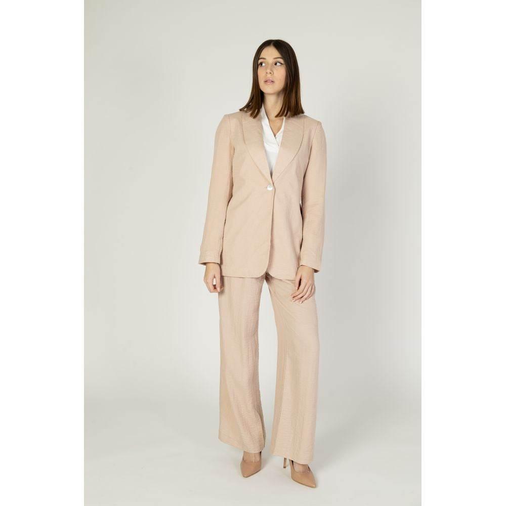 Vero Moda Pink Viscose Suits & Blazer - Hilstor