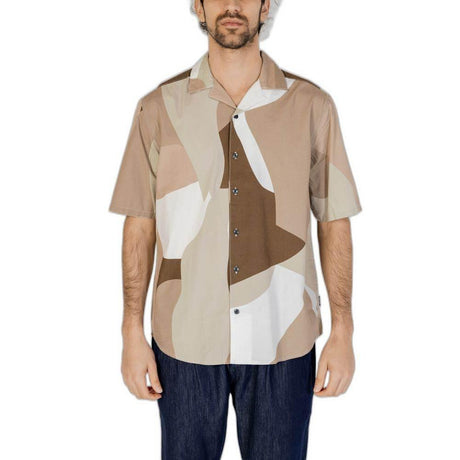 Only & Sons Brown Cotton Shortsleeve - Hilstor