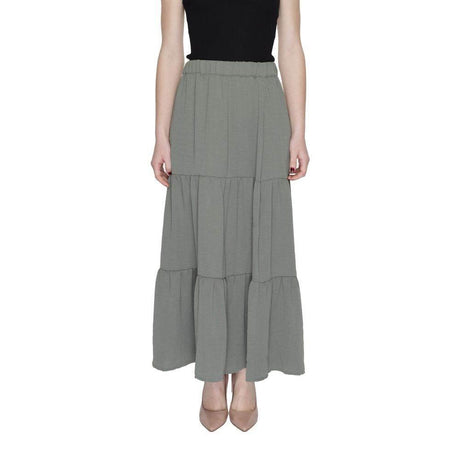 Jacqueline De Yong Green Polyester Skirt - Hilstor
