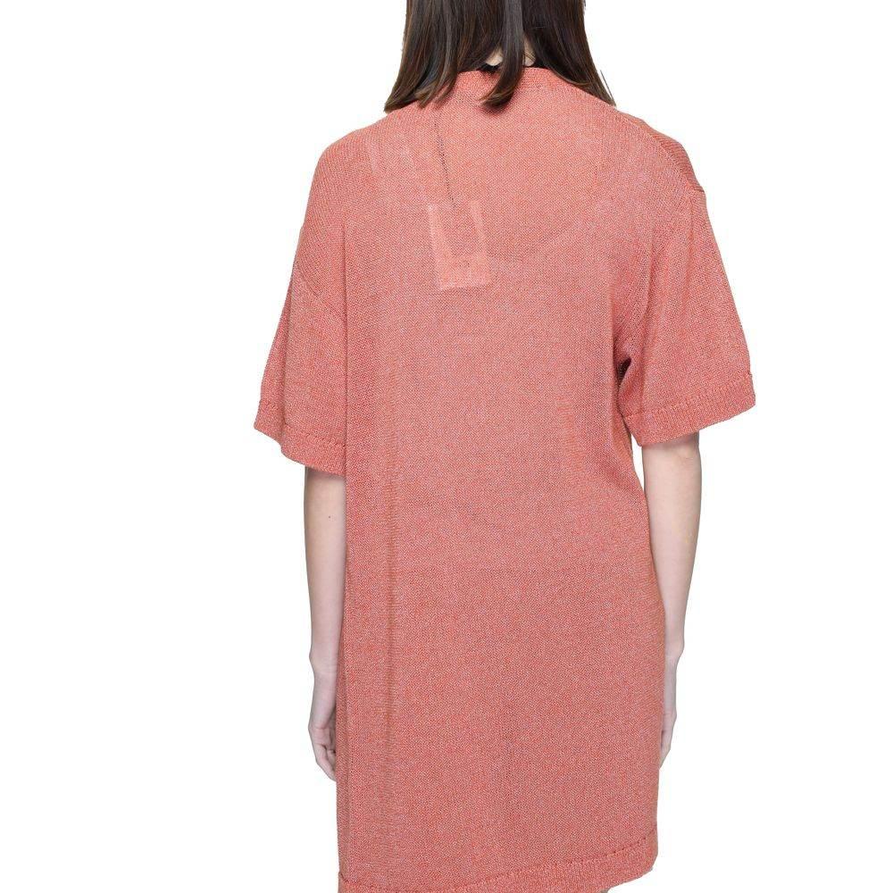 Jacqueline De Yong Red Recycled Cotton Cardigan - Hilstor