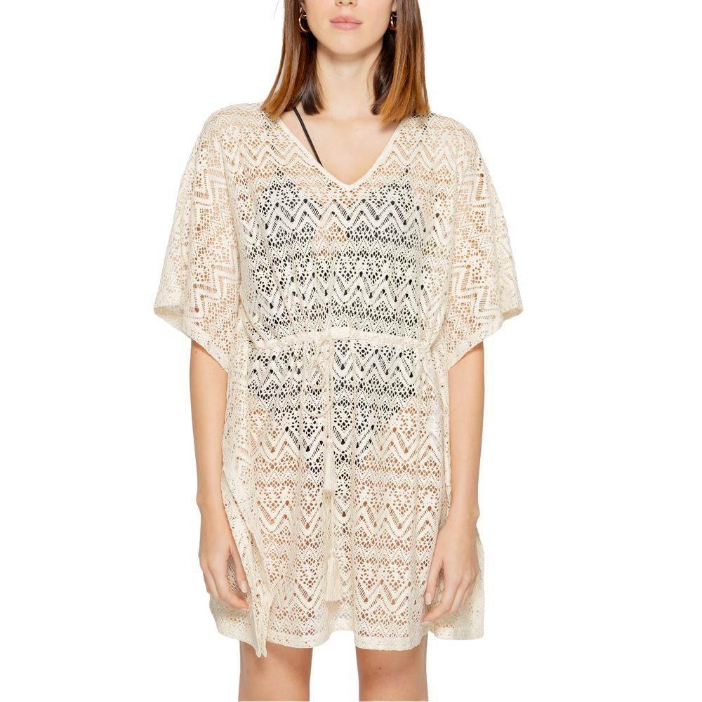 Vero Moda Beige Polyester Dress - Hilstor