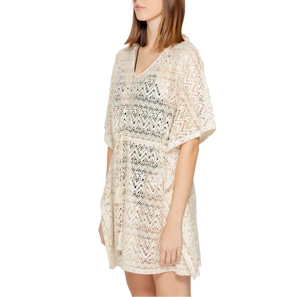 Vero Moda Beige Polyester Dress - Hilstor