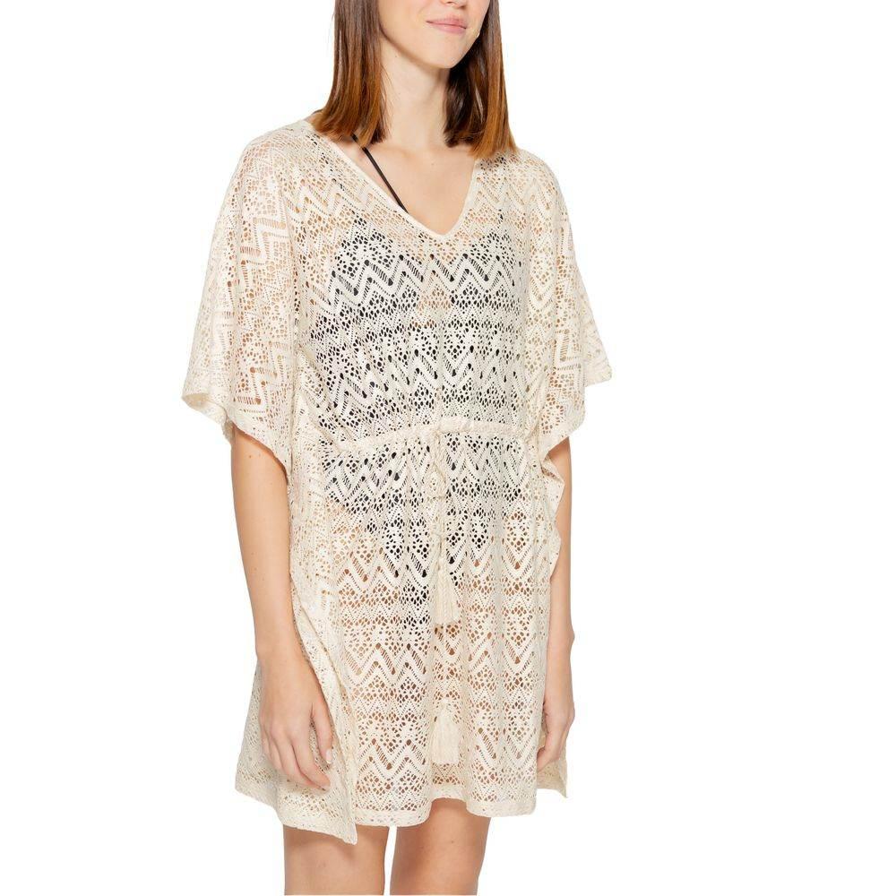 Vero Moda Beige Polyester Dress - Hilstor