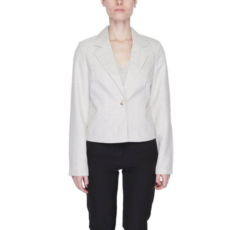 Vero Moda Gray Polyester Suits & Blazer - Hilstor