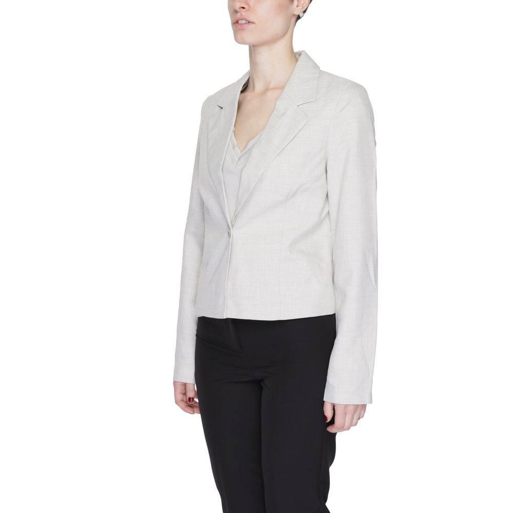 Vero Moda Gray Polyester Suits & Blazer - Hilstor