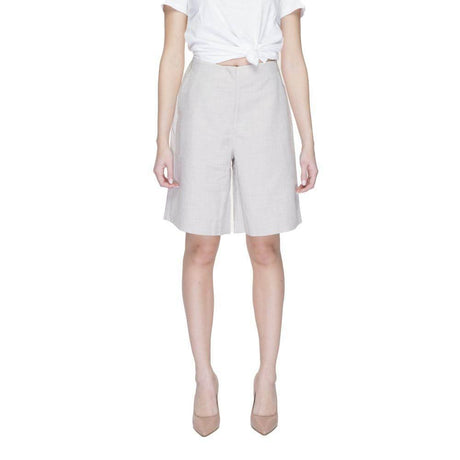 Vero Moda Gray Polyester Short - Hilstor