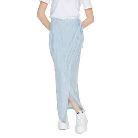 Vero Moda Light Blue Linen Skirt - Hilstor