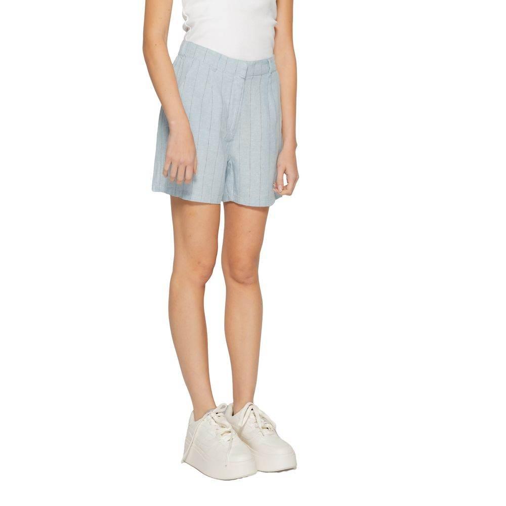 Vero Moda Light Blue Linen Short - Hilstor