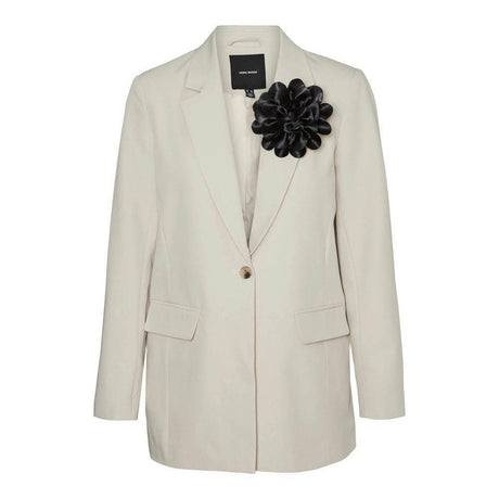 Vero Moda Beige Polyester Suits & Blazer - Hilstor