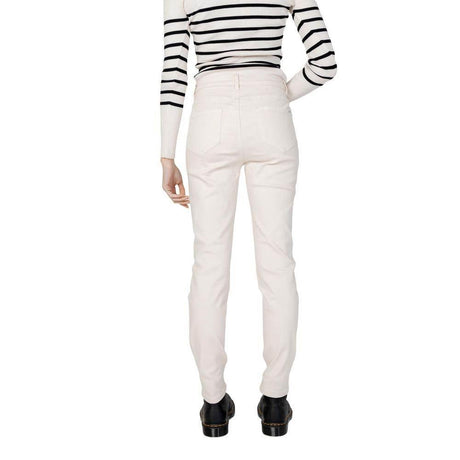 Morgan De Toi Beige Cotton Pant - Hilstor