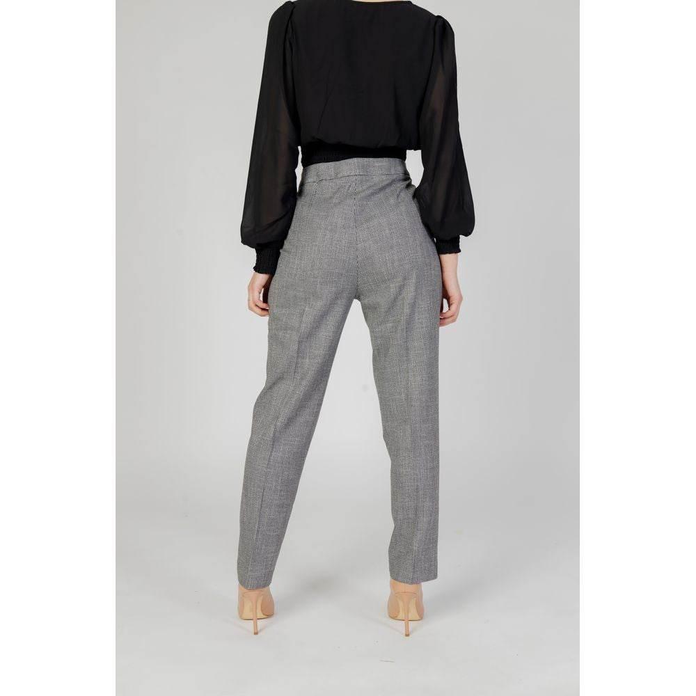 Morgan De Toi Black Polyester Pant - Hilstor