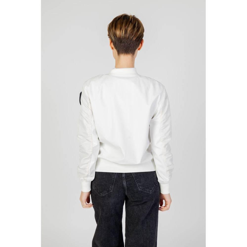 Blauer White Polyamide Jackets & Coat - Hilstor