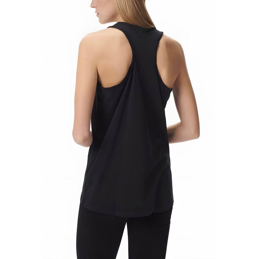 Blauer Black Cotton Tops & T-Shirt - Hilstor
