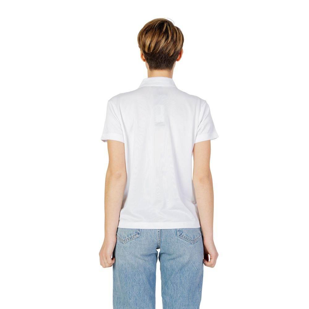 Blauer White Polyester Tops & T-Shirt - Hilstor