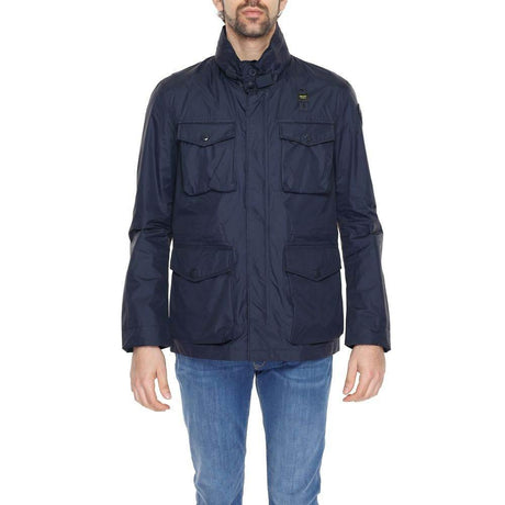 Blauer Blue Polyamide Jacket - Hilstor