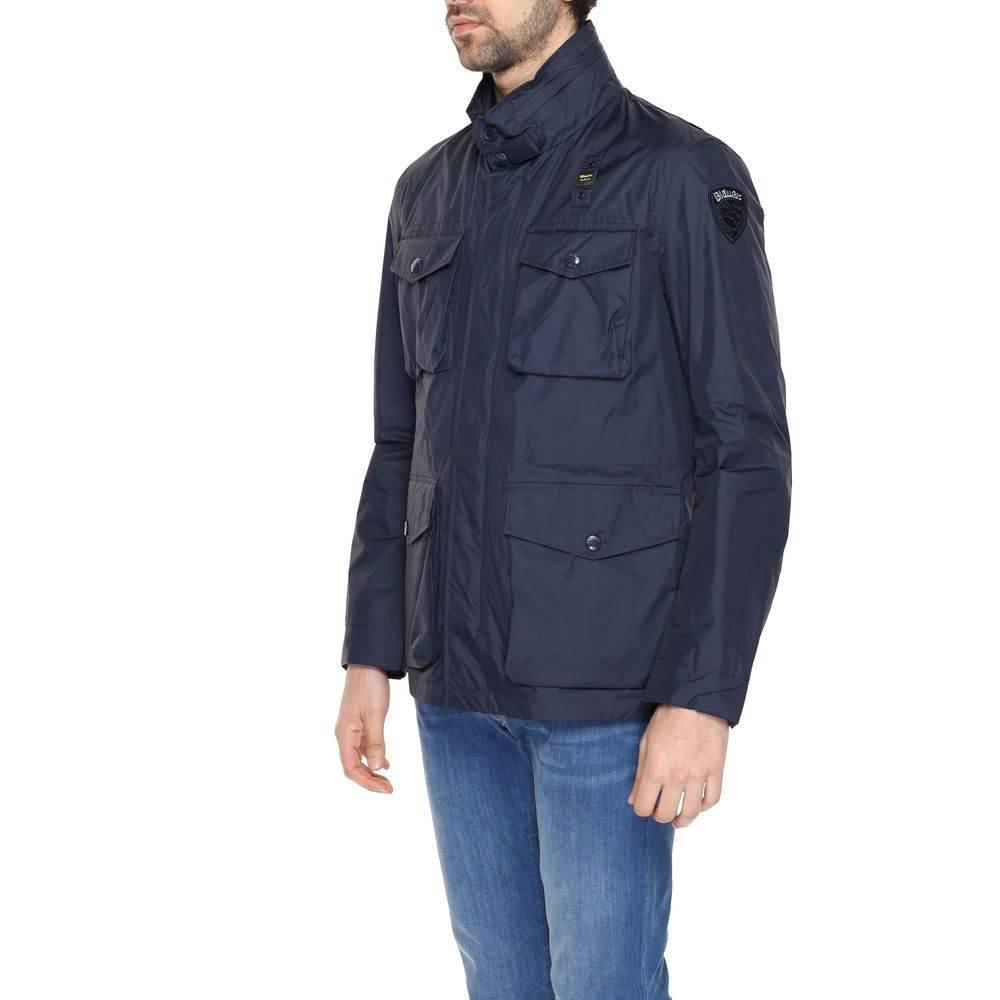Blauer Blue Polyamide Jacket - Hilstor