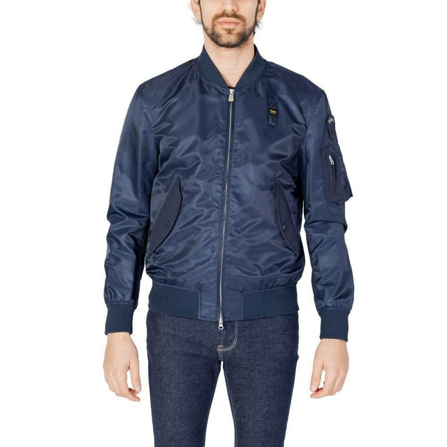 Blauer Blue Polyamide Jacket - Hilstor