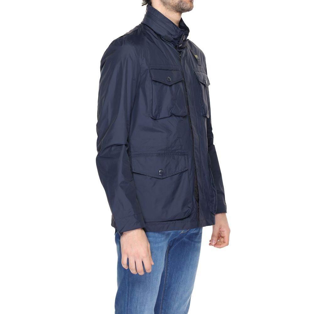 Blauer Blue Polyamide Jacket - Hilstor