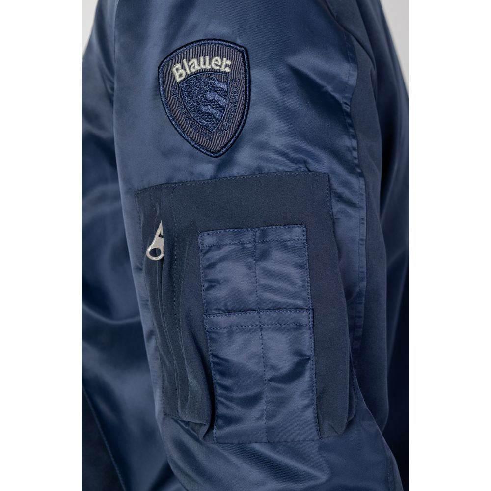 Blauer Blue Polyamide Jacket - Hilstor
