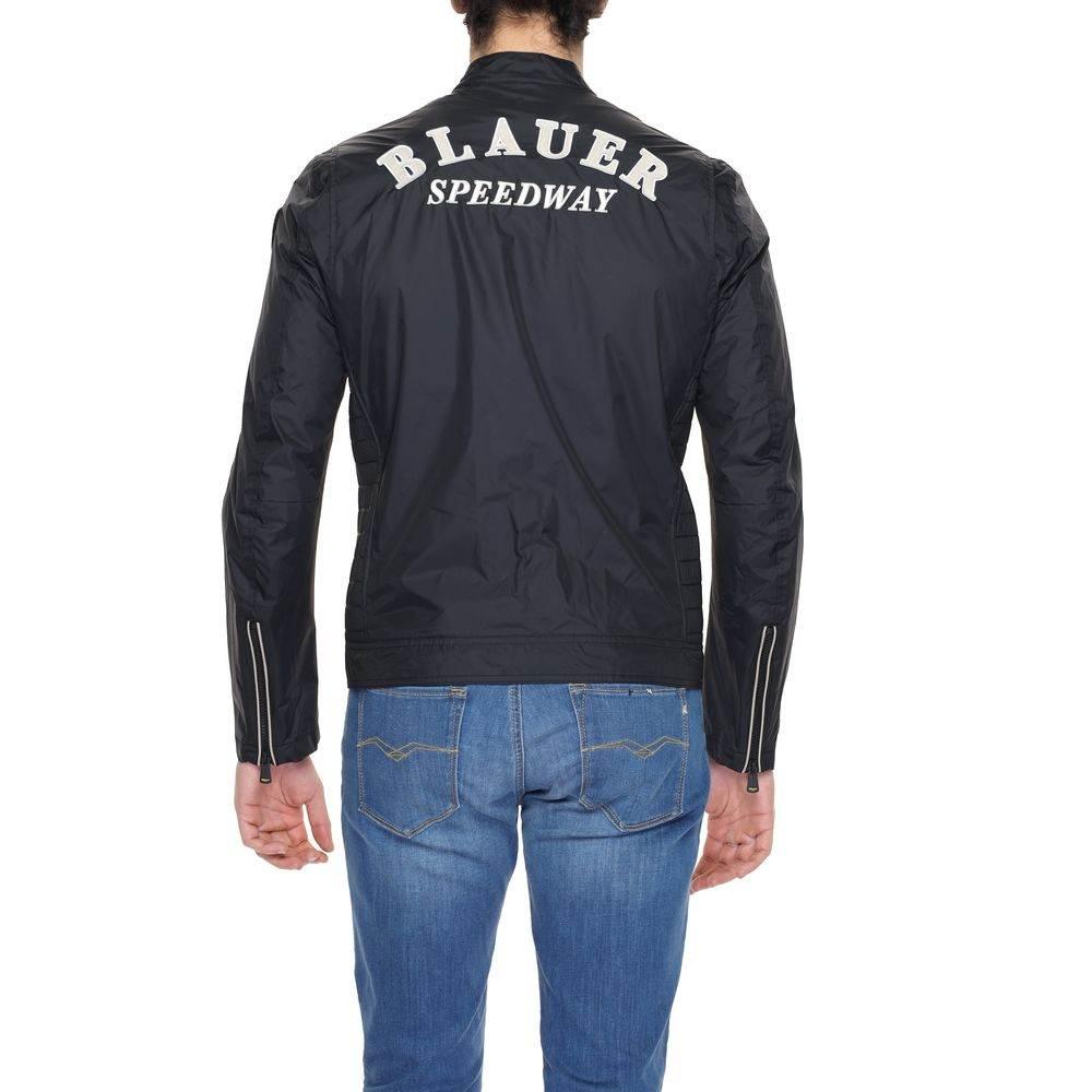 Blauer Black Polyamide Jacket - Hilstor