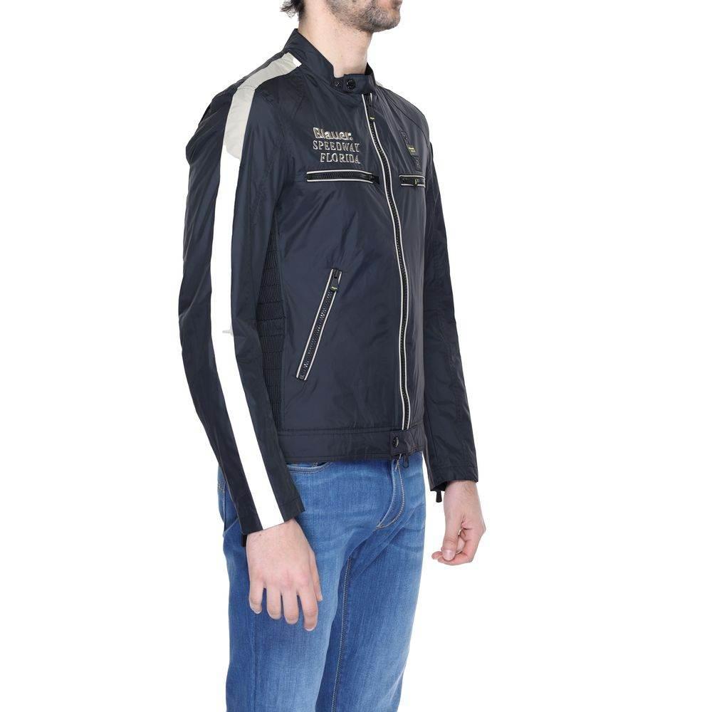 Blauer Black Polyamide Jacket - Hilstor