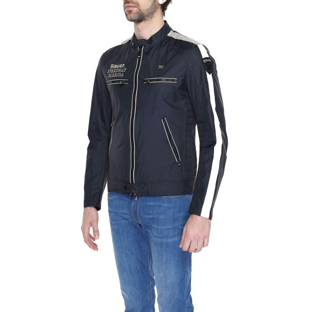 Blauer Black Polyamide Jacket - Hilstor