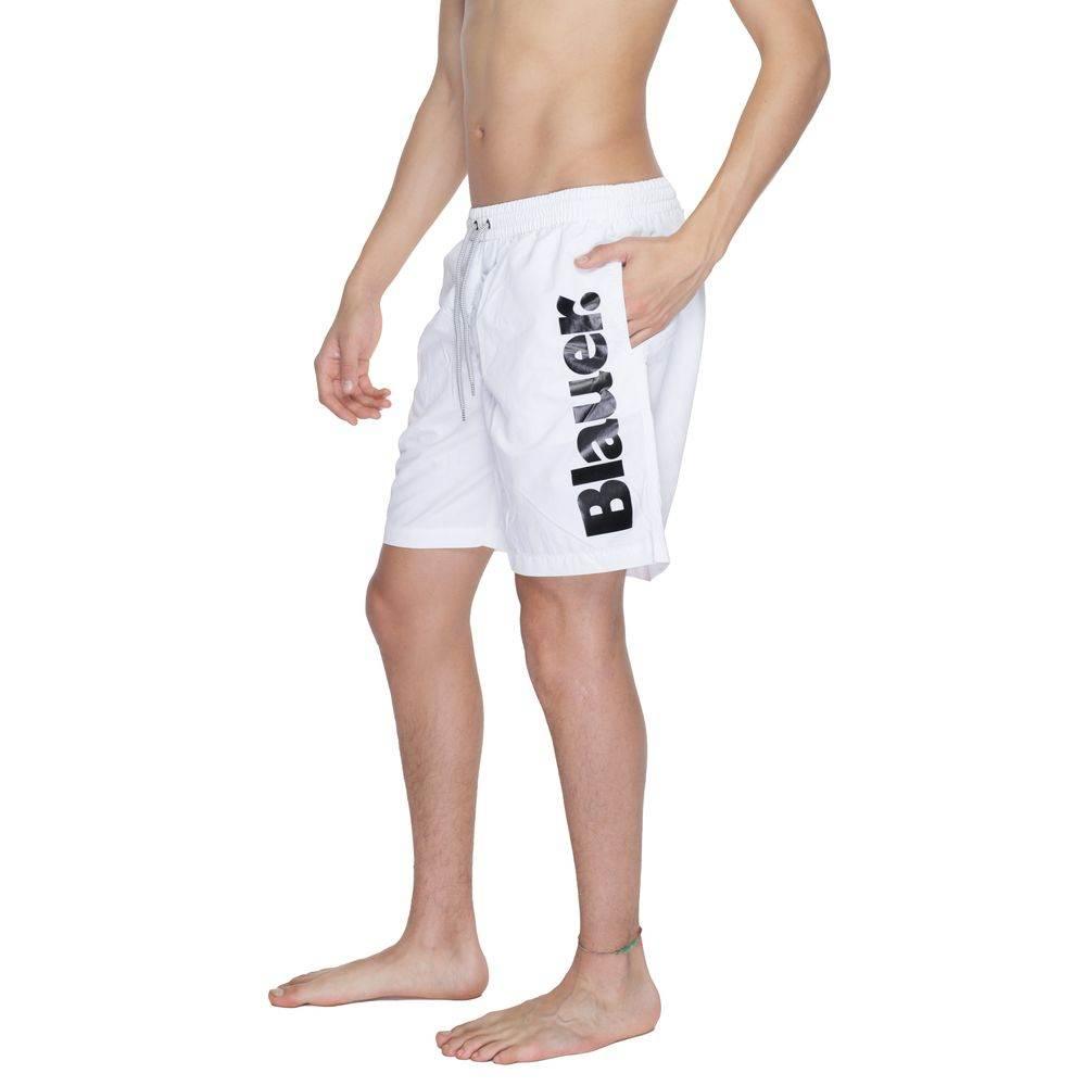 Blauer White Polyamide Swimwear - Hilstor