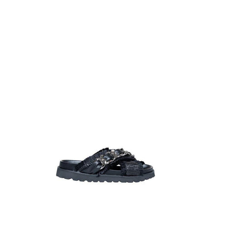 Cult Black Polyethylene Sandal - Hilstor