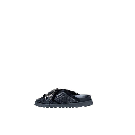 Cult Black Polyethylene Sandal - Hilstor