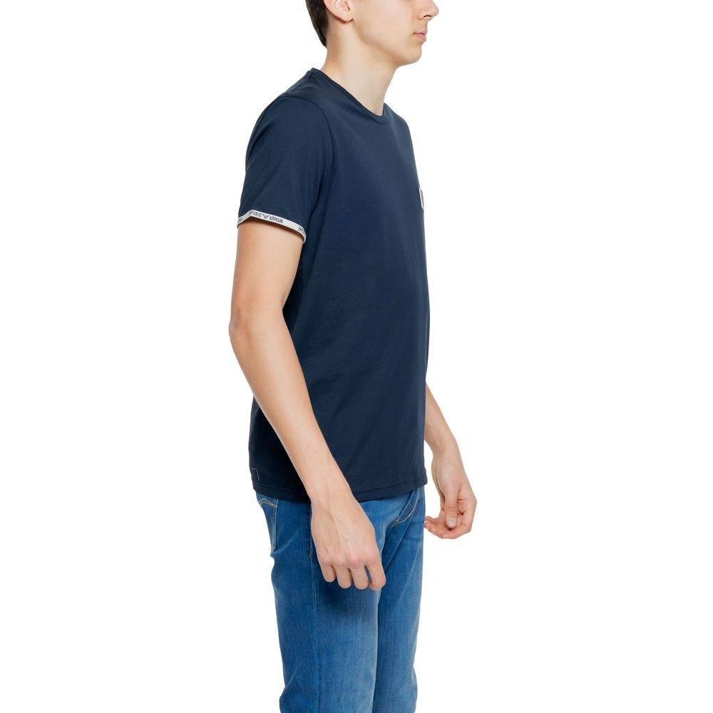 Emporio Armani Underwear Blue Cotton T-Shirt - Hilstor