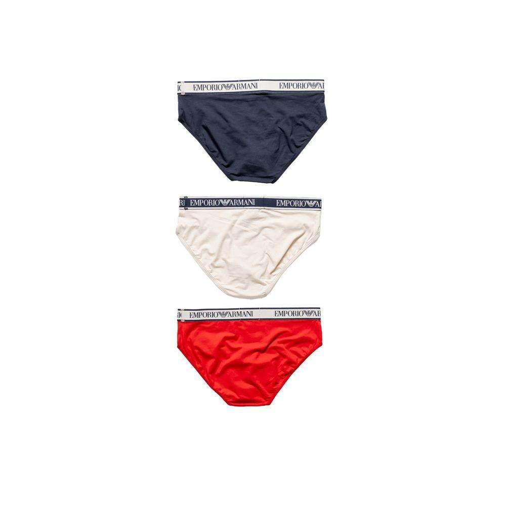 Emporio Armani Underwear Red Cotton Underwear - Hilstor
