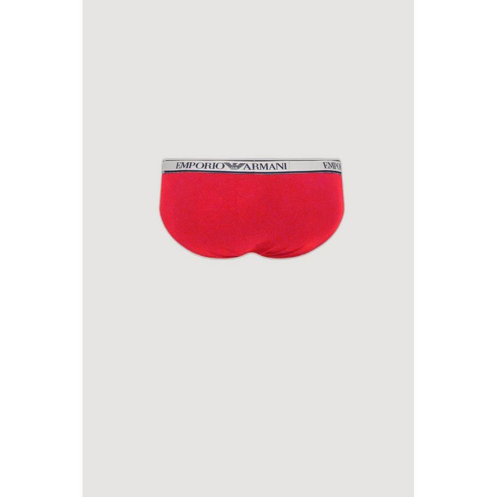 Emporio Armani Underwear Red Cotton Underwear - Hilstor