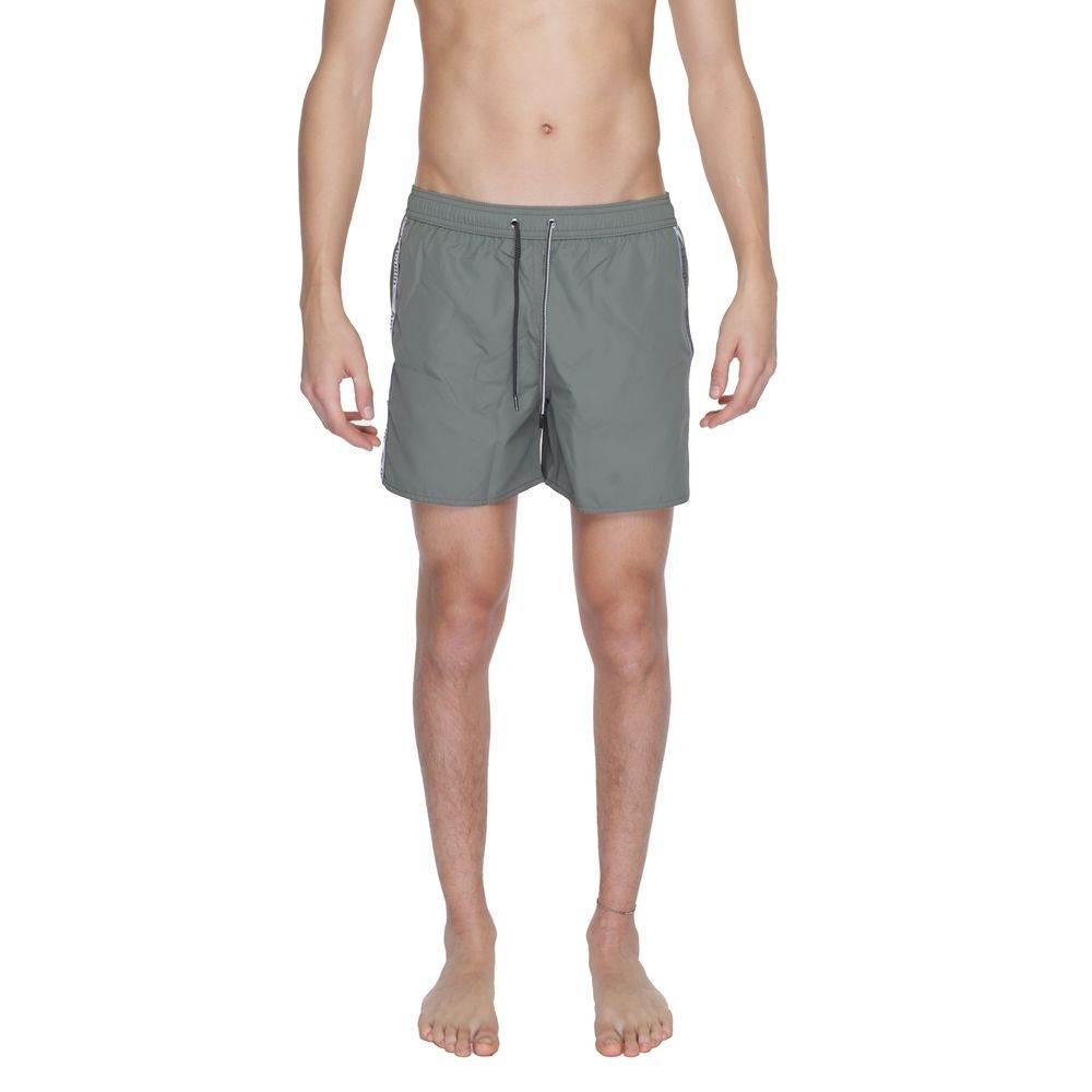 Emporio Armani Underwear Green Polyester Swim Short - Hilstor